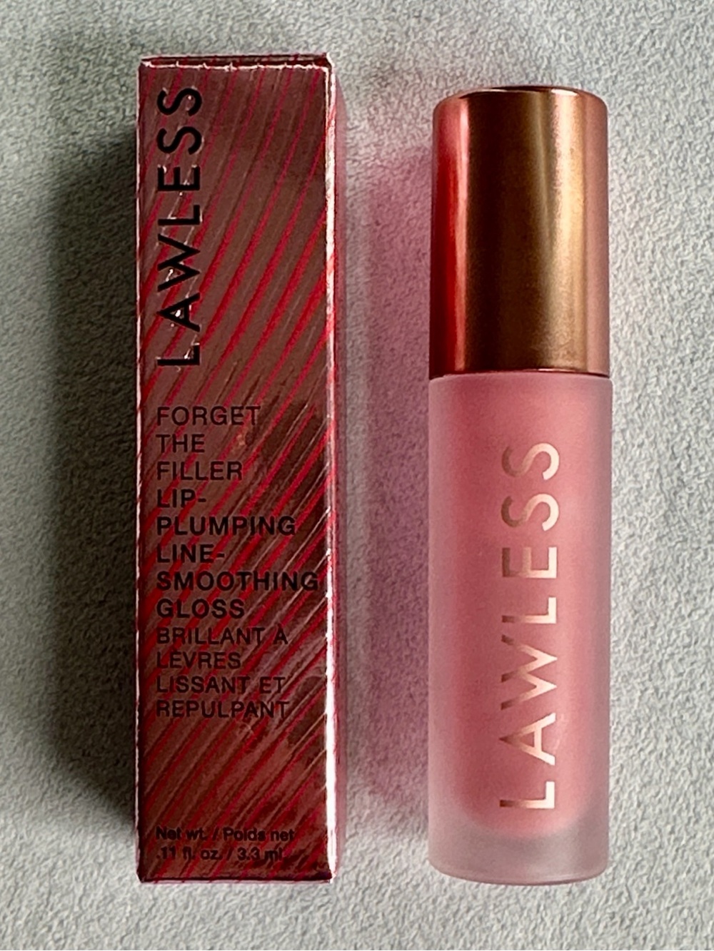 🎨 LAWLESS | FORGET THE FILLER LIP-PLUMPER LINE SMOOTHING GLOSS